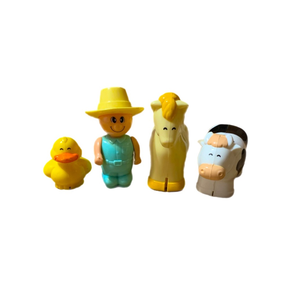 Blue Box Happy Town Happy Folks Farmer and Farm Animals